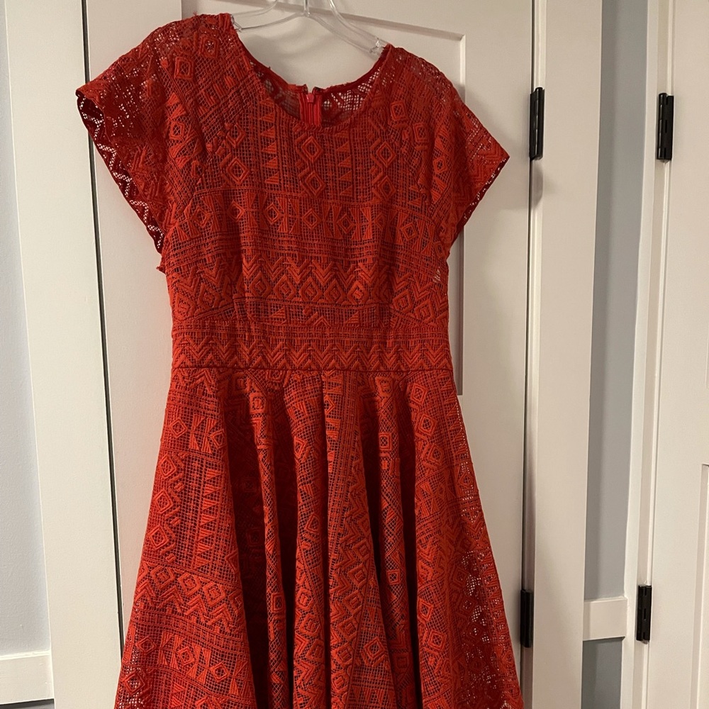 Anthropologie Maeve Handkerchief High Low Dress